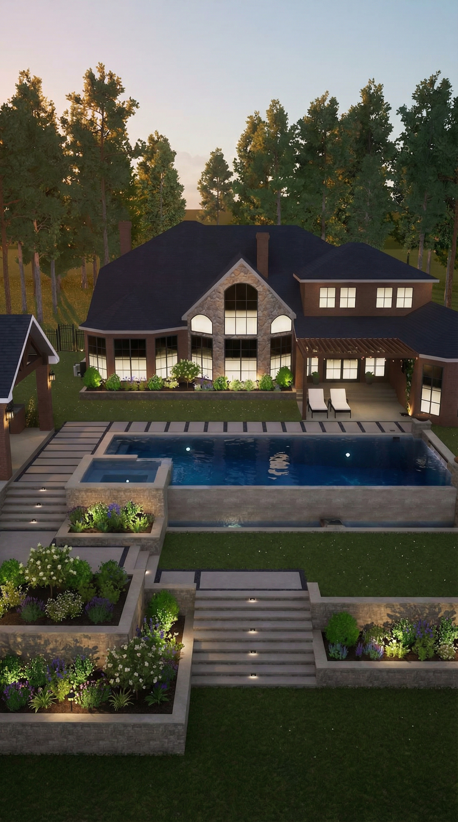 Estate Backyard